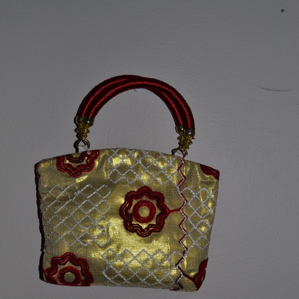 small hand purse - handmade